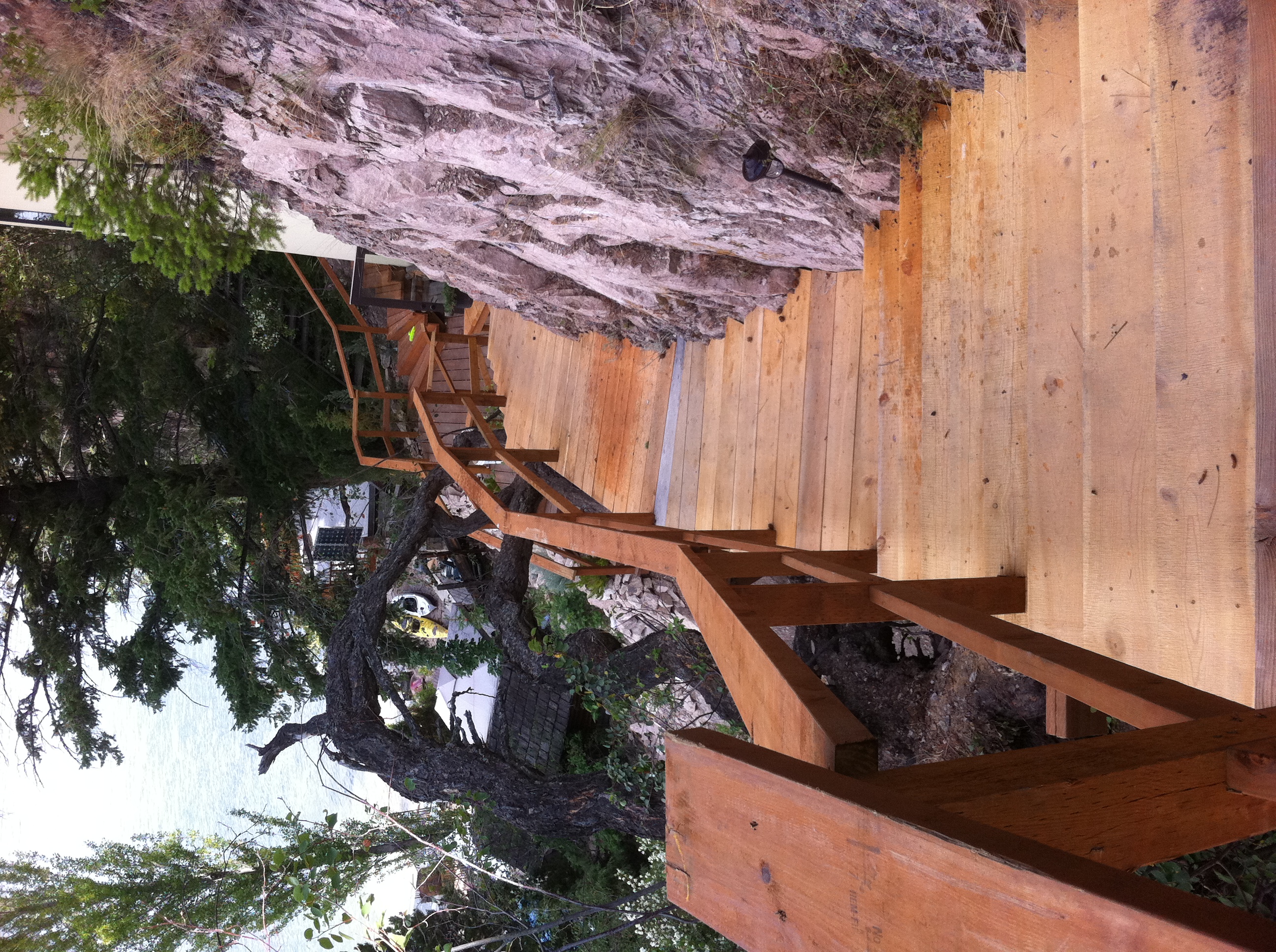 Cliffside exterior detail