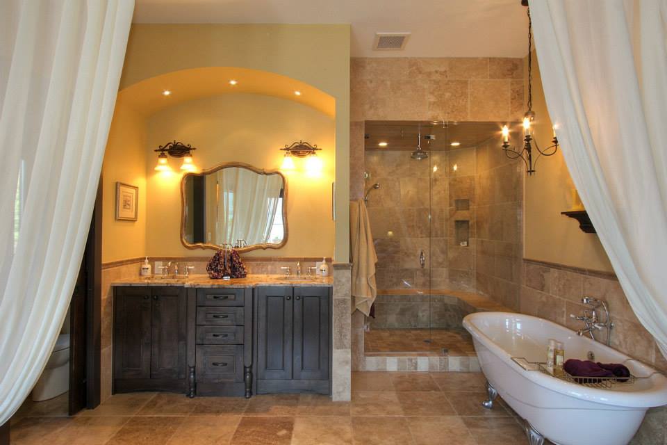 Spa-inspired bathroom